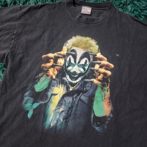 Vintage Insane Clown Posse ICP All Sport Tee Rare 90s Rap Rock Band Shirt XL - Picture 3 of 7